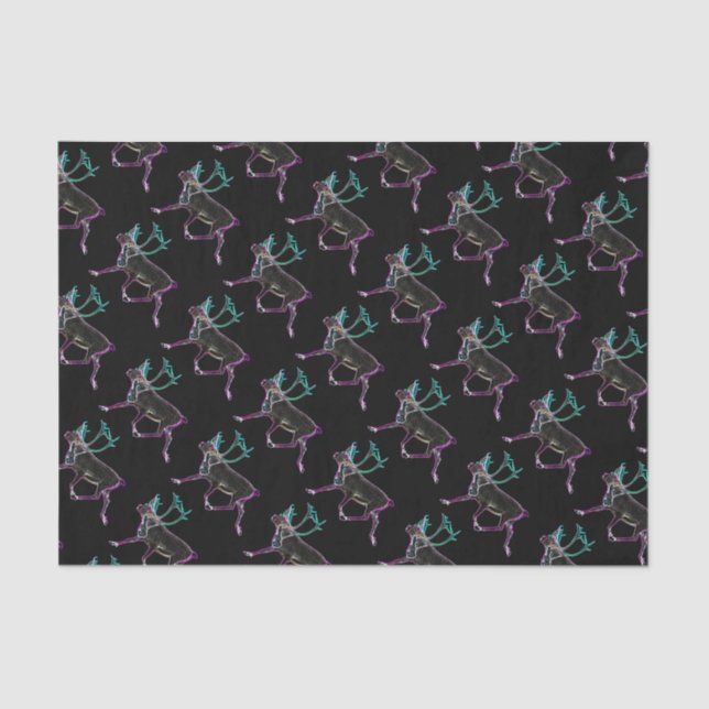 Elektrische Karibik Seidenpapier (Vorderseite)