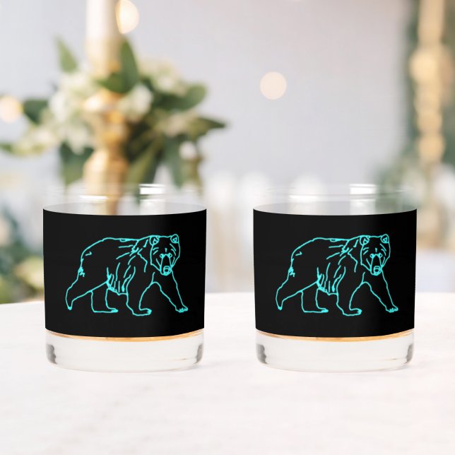 Elektrische Karibik Whiskyglas (Insitu (Hochzeit))
