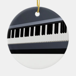 Elektrische Klaviertastatur Keramikornament