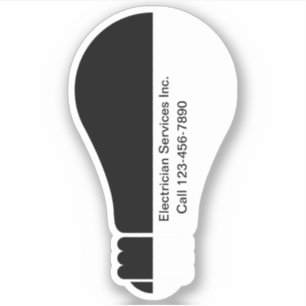 Elektrische Lichtbogenform Aufkleber