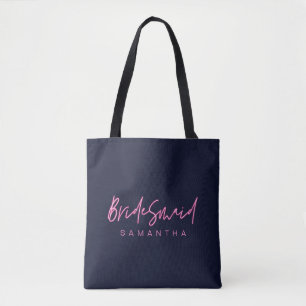 Elektrische Liebe Neon Pink Herz Bridesmaid Tasche