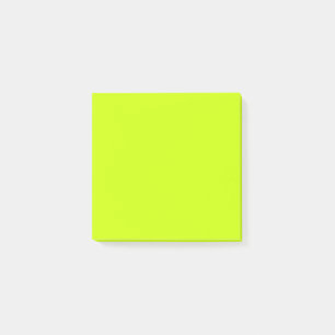 Elektrische Limone Solid-Farbe Post-it Klebezettel