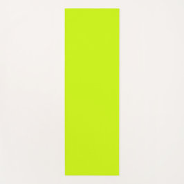 Elektrische Limone Solid-Schlichte Farbe Yogamatte