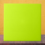 Elektrische Limone Vollfarbe Fliese<br><div class="desc">Elektrische Limone Vollfarbe</div>