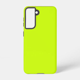 Elektrische Limone Vollfarbe Samsung Galaxy Hülle