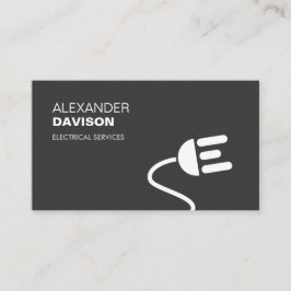 ELEKTRISCHE LOGO MODERNE GESCHÄFTSKARTE I VISITENKARTE