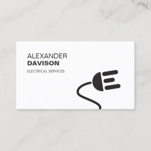ELEKTRISCHE LOGO MODERNE GESCHÄFTSKARTE II VISITENKARTE