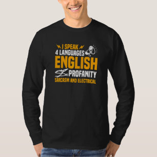 Elektrische Männer Frauen Elektroingenieur Spaß T-Shirt