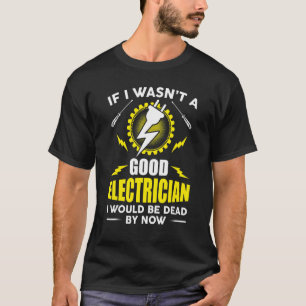 Elektrische Männer Frauen lizensierte Elektriker L T-Shirt