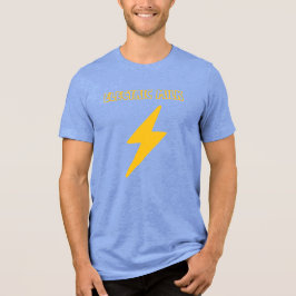 Elektrische Milk Bolt & Blue Tri-Blend Shirt