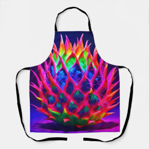 Elektrische Neon-Drachenfrucht Schürze