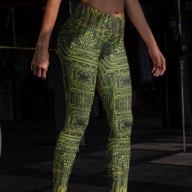 Elektrische Neon Gold Leggings - Cool (Von Creator hochgeladen)
