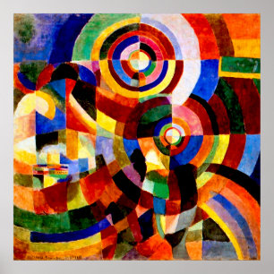 Elektrische Prismen durch Sonia Delaunay Poster