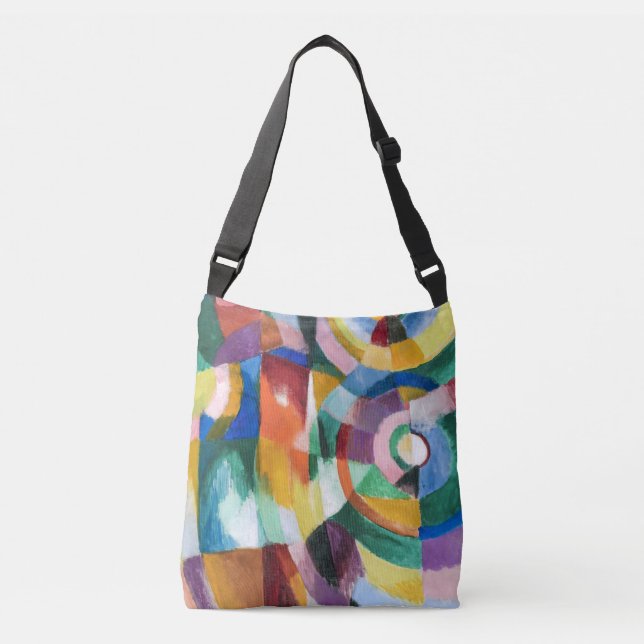 Elektrische Prismen | Sonia Delaunay | Tragetaschen Mit Langen Trägern (Vorderseite)