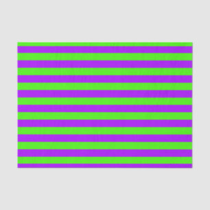 Elektrische Psychedelik Lila und Harlequin Green Seidenpapier