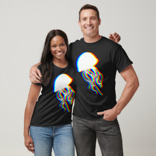 Elektrische Quallen EDM Raver Silhouette T-Shirt