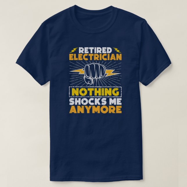 Elektrische Rentenkunst Kunst für Männer Frauen er T-Shirt (Design vorne)