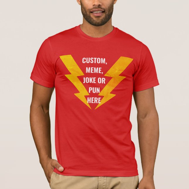 Elektrische Röhren für benutzerdefinierte Texte mi T-Shirt (Vorderseite)