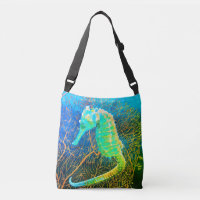 Elektrische Seepferd-Crossbody-Tasche