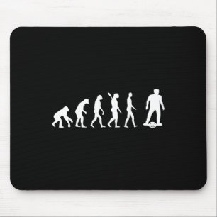 Elektrische Skateboard-Evolution Monowheel Onewhee Mousepad