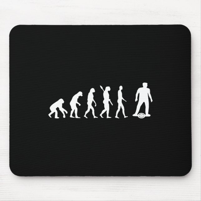 Elektrische Skateboard-Evolution Monowheel Onewhee Mousepad (Vorne)