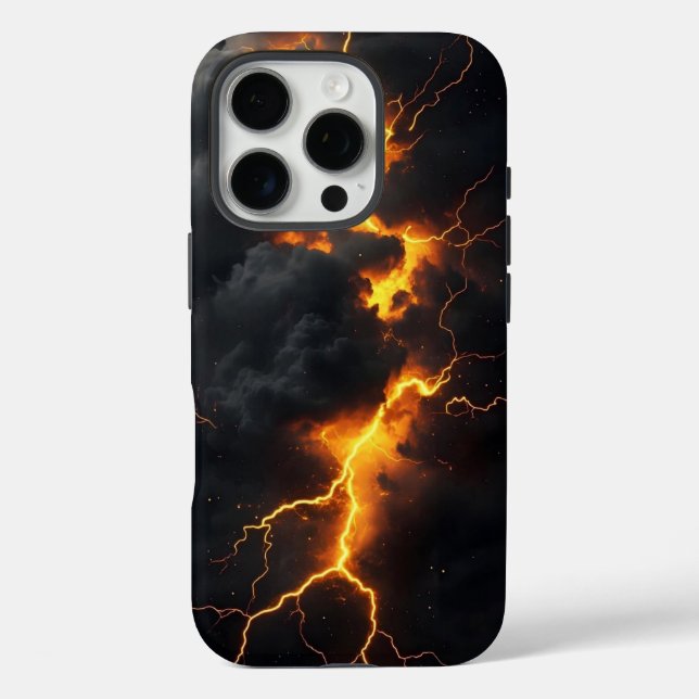 Elektrische Spalte iPhone 16 Pro Hülle (Rückseite)