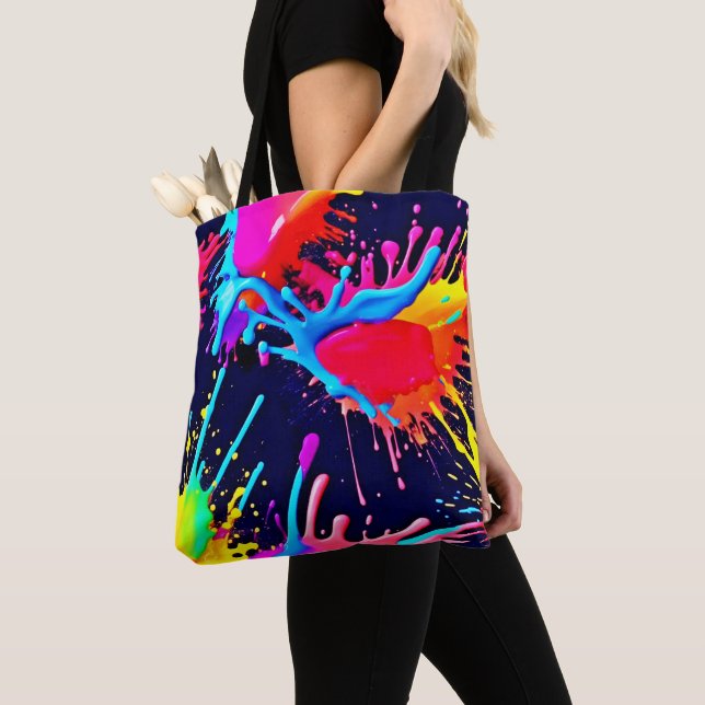 Elektrische Splash von Vivid Colors Tasche (Von Nahem)