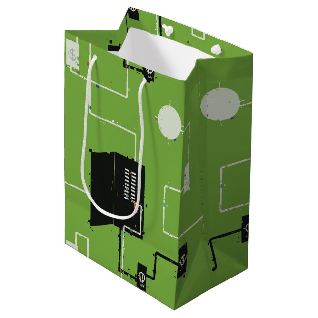 Elektrische Stromkreise Mittlere Geschenktüte (Vorderseite Schrägansicht)