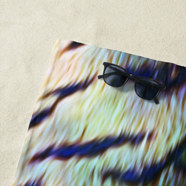 Elektrische Tigerhautdrucke Strandtuch (Beispiel)