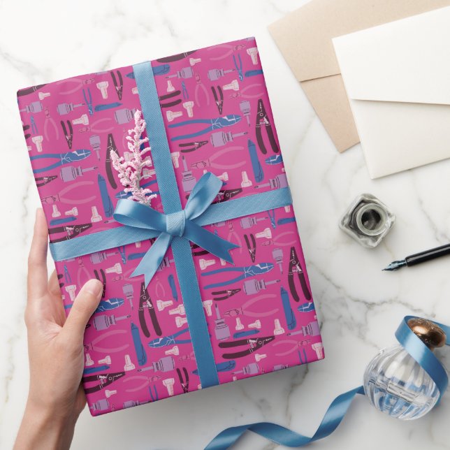 Elektrische Werkzeuge - Baugewerbe Geschenkpapier (Schenken)