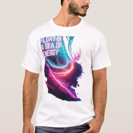 Elektrischer Ätherisch - Schwimmen in einem Meer v T-Shirt