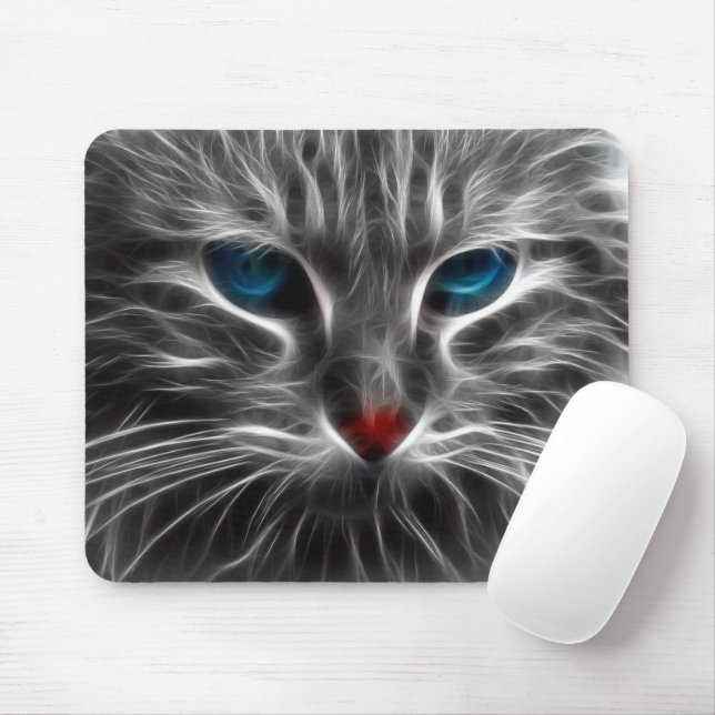Elektrischer Cat-Face-Maus-Pad Mousepad (Mit Mouse)