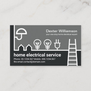 Elektrischer Draht-Zuhause, kreativ Visitenkarte