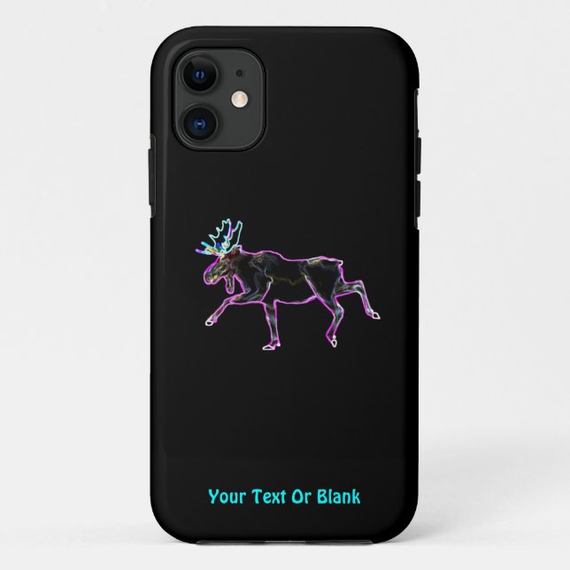 Elektrischer Elch Case-Mate iPhone Hülle (Rückseite)
