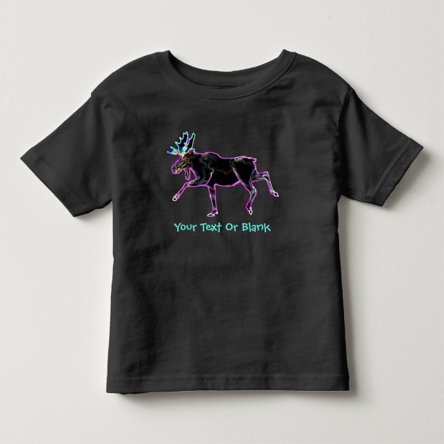 Elektrischer Elch Kleinkind T-shirt (Vorderseite)