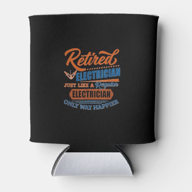 Elektrischer Elektrofahrer - Geschenk Dosenkühler (Vorderseite)