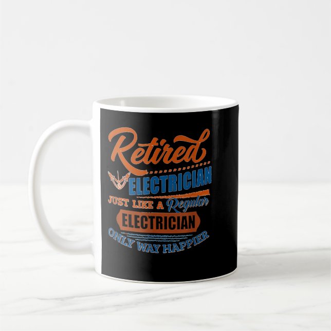 Elektrischer Elektrofahrer - Geschenk Kaffeetasse (Links)