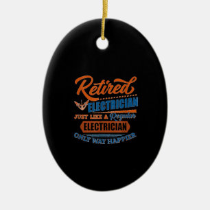 Elektrischer Elektrofahrer - Geschenk Keramik Ornament