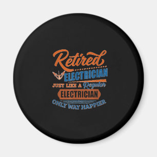 Elektrischer Elektrofahrer - Geschenk Magnet