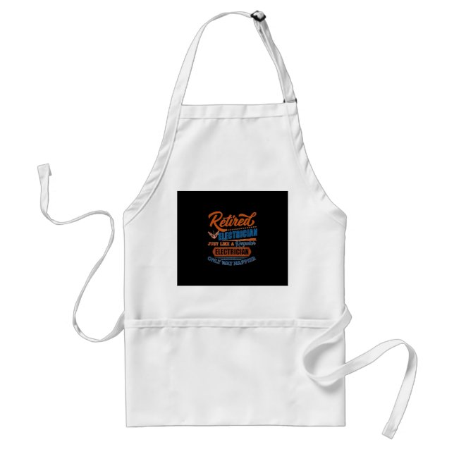 Elektrischer Elektrofahrer - Geschenk Schürze (Vorne)