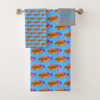 Elektrischer Fisch Badhandtuch Set