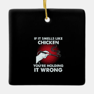 Elektrischer Funny Solder, wenn es wie Huhn riecht Keramikornament