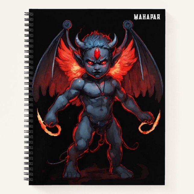 **Elektrischer Fury Cherub** Notizbuch (Vorderseite)