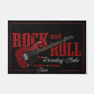 Elektrischer Gitarrenrock und Roll, kundenspezifis Fußmatte