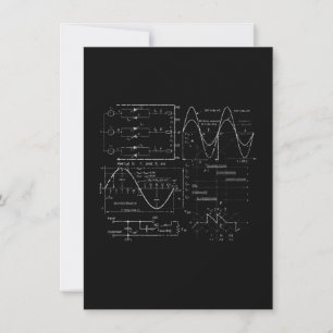 Elektrischer Ingenieur Elektro-einzigartiges Gesch Mitteilungskarte