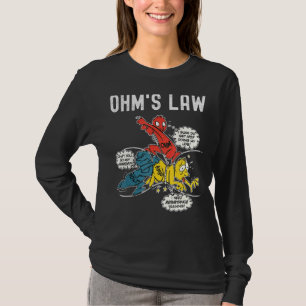 Elektrischer Ingenieur im Ohm-Gesetz erklärt T-Shirt