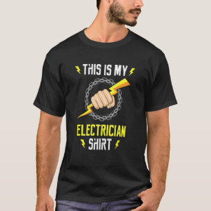 Elektrischer Ironic Quote Electro Arbeiter Handwer T-Shirt