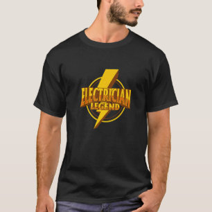 Elektrischer Legend Electronic Worker Handwerker T-Shirt