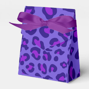 "Elektrischer Lila Leopard" Geschenkschachtel
