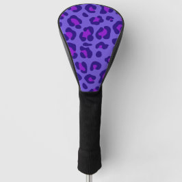 "Elektrischer Lila Leopard" Golf Headcover